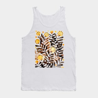 Flowers and foliage - autumn palette Tank Top